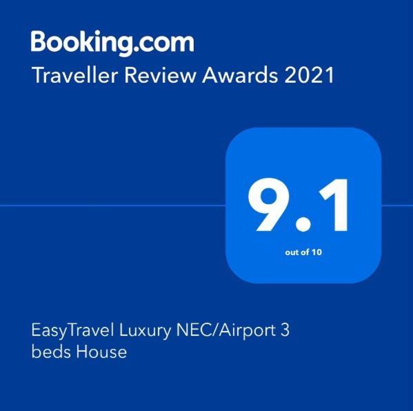 Apartmán Easytravel Luxury Nec/Airport 3 Beds House Birmingham Exteriér fotografie